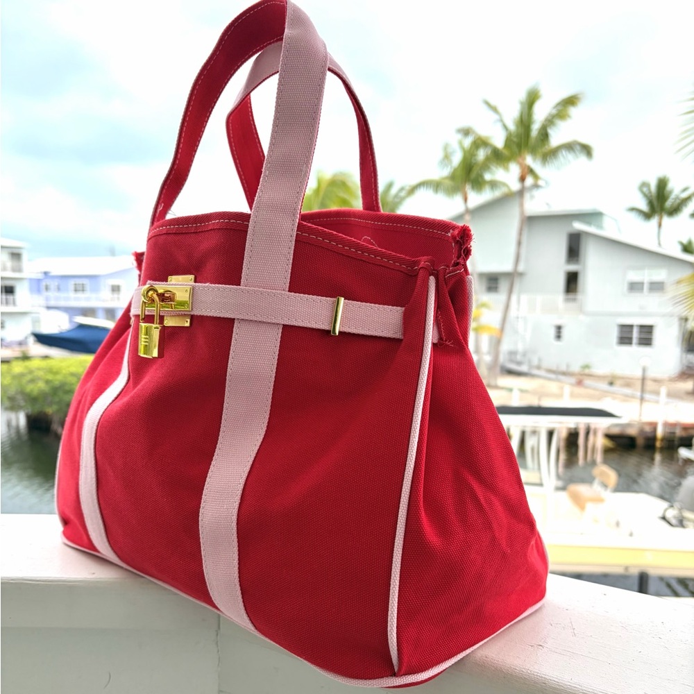 Boatkin – Red & Pink Limited Edition Boat Tote - Picture 7 of 10